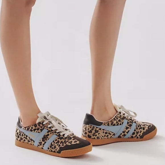 $Gola Women's Leopard Print Sneakers with Blue Accents Retail $110.00US - Picture 7 of 16